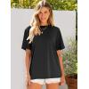 imageANRABESS Womens Oversized Tee Shirts Comfy Fabric Loose Fit Top AllDay Cozy for Gym Lounge Office Versatile Casual WearBlack