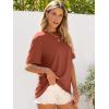 imageANRABESS Womens Oversized Tee Shirts Comfy Fabric Loose Fit Top AllDay Cozy for Gym Lounge Office Versatile Casual WearBrick Red