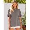 imageANRABESS Womens Oversized Tee Shirts Comfy Fabric Loose Fit Top AllDay Cozy for Gym Lounge Office Versatile Casual WearBrown Grey