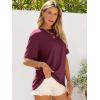 imageANRABESS Womens Oversized Tee Shirts Comfy Fabric Loose Fit Top AllDay Cozy for Gym Lounge Office Versatile Casual WearDark Red