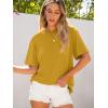 imageANRABESS Womens Oversized Tee Shirts Comfy Fabric Loose Fit Top AllDay Cozy for Gym Lounge Office Versatile Casual WearGinger