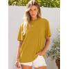 imageANRABESS Womens Oversized Tee Shirts Comfy Fabric Loose Fit Top AllDay Cozy for Gym Lounge Office Versatile Casual WearGinger