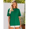 imageANRABESS Womens Oversized Tee Shirts Comfy Fabric Loose Fit Top AllDay Cozy for Gym Lounge Office Versatile Casual WearGreen
