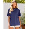 imageANRABESS Womens Oversized Tee Shirts Comfy Fabric Loose Fit Top AllDay Cozy for Gym Lounge Office Versatile Casual WearNavy Blue