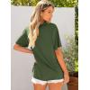 imageANRABESS Womens Oversized Tee Shirts Comfy Fabric Loose Fit Top AllDay Cozy for Gym Lounge Office Versatile Casual WearOlive