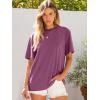 imageANRABESS Womens Oversized Tee Shirts Comfy Fabric Loose Fit Top AllDay Cozy for Gym Lounge Office Versatile Casual WearPurple