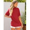 imageANRABESS Womens Oversized Tee Shirts Comfy Fabric Loose Fit Top AllDay Cozy for Gym Lounge Office Versatile Casual WearRed