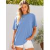 imageANRABESS Womens Oversized Tee Shirts Comfy Fabric Loose Fit Top AllDay Cozy for Gym Lounge Office Versatile Casual WearSky Blue