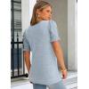 imageANRABESS Womens Tops Summer Sweaters Dressy Casual Work Blouses Square Neck Ruffle Short Sleeve Tee Shirts 2026 Fashion TunicSky Blue