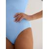 imageANRABESS Bodysuits for Women Short Sleeve Scoop Neck Tops 2026 Summer Slim Fit Ribbed Knit Sexy Basic Shirt Fashion OutfitsSky Blue