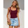 imageANRABESS Bodysuits for Women Soft Cozy Ribbed Knit Scoop Neck Sleeveless Tank Top Versatile for Daily Work TravelDeep Red