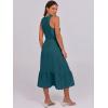 imageANRABESS Women Midi Dresses 2026 Summer Casual Sleeveless Sundress High Neck Tank Top Racerback Flowy Beach Dress  PocketsLake Blue