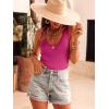 imageANRABESS Women Tank Tops Scoop Neck Ribbed Knit Summer Sweater 2026 Sleeveless Casual Shirts Cute Beach Vacation ClothesHot Pink