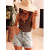 imageANRABESS Women Tank Tops Scoop Neck Ribbed Knit Summer Sweater 2026 Sleeveless Casual Shirts Cute Beach Vacation ClothesRed Brown