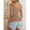 imageANRABESS Women Tank Tops Scoop Neck Ribbed Knit Summer Sweater 2026 Sleeveless Casual Shirts Cute Beach Vacation ClothesTan