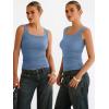 imageANRABESS Women Tank Tops Square Neck Fitted Tops 2026 Summer Basic Slim Sleeveless Shirts Casual Cute Travel Vacation ClothesLight Blue
