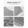 imageANRABESS Womens Cap Sleeve Boat Neck Ruched Crop Top Soft Ribbed Slim Fitted Tee Going Out Casual Shirt for SummerGray