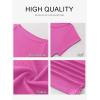 imageANRABESS Womens Cap Sleeve Boat Neck Ruched Crop Top Soft Ribbed Slim Fitted Tee Going Out Casual Shirt for SummerHot Pink