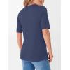 imageANRABESS Womens Half Sleeve Tops Crewneck Shirts Basic Fit Tee Trendy 2026 Spring Summer Business Casual TShirtsBlue Gray