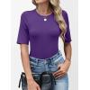 imageANRABESS Womens Half Sleeve Tops Crewneck Shirts Basic Fit Tee Trendy 2026 Spring Summer Business Casual TShirtsDark Purple