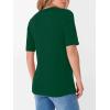 imageANRABESS Womens Half Sleeve Tops Crewneck Shirts Basic Fit Tee Trendy 2026 Spring Summer Business Casual TShirtsGreen