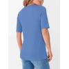 imageANRABESS Womens Half Sleeve Tops Crewneck Shirts Basic Fit Tee Trendy 2026 Spring Summer Business Casual TShirtsSky Blue