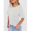 imageANRABESS Womens Half Sleeve Tops Summer Basic Tee Crew Neck Casual Soft WrinkleFree Fabric TShirts 2026 Trendy ClothesWhite