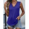 imageANRABESS Womens Lace Trim Tank Tops V Neck Sleeveless Shirts 2026 Summer Casual Trendy Dressy Cami TopRoyal Blue
