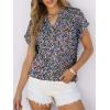 imageANRABESS Womens Short Sleeve Henley Tops V Neck Dressy Casual Blouses Summer Trendy Tee Shirts 2026 Vacation Fashion ClothesBlue Purple Floral
