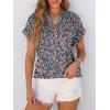 imageANRABESS Womens Short Sleeve Henley Tops V Neck Dressy Casual Blouses Summer Trendy Tee Shirts 2026 Vacation Fashion ClothesBlue Purple Floral