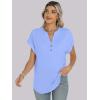 imageANRABESS Womens Short Sleeve Henley Tops V Neck Dressy Casual Blouses Summer Trendy Tee Shirts 2026 Vacation Fashion ClothesLight Blue