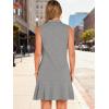 imageANRABESS Womens Summer Mini Dresses Polo Sleeveless Shift Short Dress Tennis Golf Athletic Casual Travel Vacation ClothesGrey