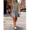 imageANRABESS Womens Summer Mini Dresses Polo Sleeveless Shift Short Dress Tennis Golf Athletic Casual Travel Vacation ClothesGrey