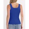 imageANRABESS Womens Tank Tops Built in Bra Summer Scoop Neck Sleeveless Basic Tee Ribbed Fitted Casual Shirts 2026 Trendy ClothesRoyal Blue