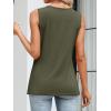 imageANRABESS Womens Tank Tops Summer Sleeveless Dressy Casual Blouse Keyhole Neck Ladies Business Cute Shirts 2026 Trendy OutfitsArmy Green