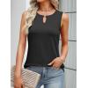 imageANRABESS Womens Tank Tops Summer Sleeveless Dressy Casual Blouse Keyhole Neck Ladies Business Cute Shirts 2026 Trendy OutfitsBlack
