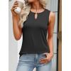 imageANRABESS Womens Tank Tops Summer Sleeveless Dressy Casual Blouse Keyhole Neck Ladies Business Cute Shirts 2026 Trendy OutfitsBlack