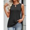 imageANRABESS Womens Tank Tops Summer Sleeveless Dressy Casual Blouse Keyhole Neck Ladies Business Cute Shirts 2026 Trendy OutfitsBlack