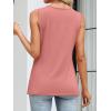 imageANRABESS Womens Tank Tops Summer Sleeveless Dressy Casual Blouse Keyhole Neck Ladies Business Cute Shirts 2026 Trendy OutfitsCoral