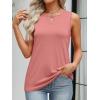 imageANRABESS Womens Tank Tops Summer Sleeveless Dressy Casual Blouse Keyhole Neck Ladies Business Cute Shirts 2026 Trendy OutfitsCoral