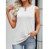 imageANRABESS Womens Tank Tops Summer Sleeveless Dressy Casual Blouse Keyhole Neck Ladies Business Cute Shirts 2026 Trendy OutfitsWhite