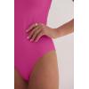 imageANRABESS Womens V Neck Bodysuits Short Sleeve Slim Fit Going Out Body Suit Tops 2026 Summer Outfits for Daily Work TravelHot Pink