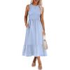 imageANRABESS Women Midi Dresses 2026 Summer Casual Sleeveless Sundress High Neck Tank Top Racerback Flowy Beach Dress  PocketsSky Blue