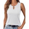 imageANRABESS Womens Tank Tops Summer Sleeveless Dressy Casual Blouse Keyhole Neck Ladies Business Cute Shirts 2026 Trendy OutfitsWhite