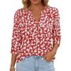 Red White Floral