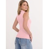 image:imageANRABESS Mock Neck Tank Tops for Women Ribbed Knit Sleeveless Top Slim Fit 2026 Summer Casual Basic Layer ShirtsBright Pink