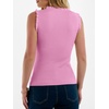 image:imageANRABESS Ribbed Tank Tops for Women Crew Neck Ruffle Sweater Vest Cute Sleeveless Shirts 2026 Summer Business Casual OutfitsPink