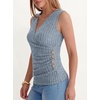 image:imageANRABESS Tank Tops for Women V Neck Sexy Ribbed Knit Slim Fitted Sleeveless Shirts 2026 Summer Dressy Casual Trendy OutfitsBlue