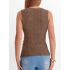 image:imageANRABESS Tank Tops for Women V Neck Sexy Ribbed Knit Slim Fitted Sleeveless Shirts 2026 Summer Dressy Casual Trendy OutfitsBrown