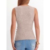 image:imageANRABESS Tank Tops for Women V Neck Sexy Ribbed Knit Slim Fitted Sleeveless Shirts 2026 Summer Dressy Casual Trendy OutfitsLight Khaki